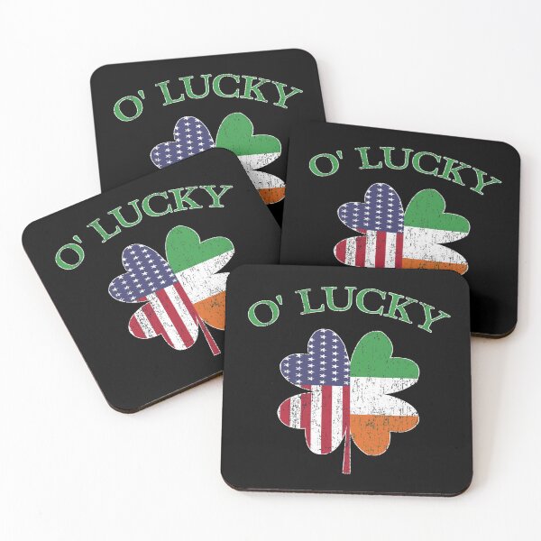 Item preview, Lucky Irish American Flag Shamrock Clover Ireland. designed and sold by MAXXEXCHANGE.