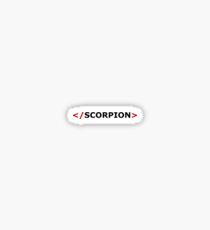 Scorpion logo Sticker