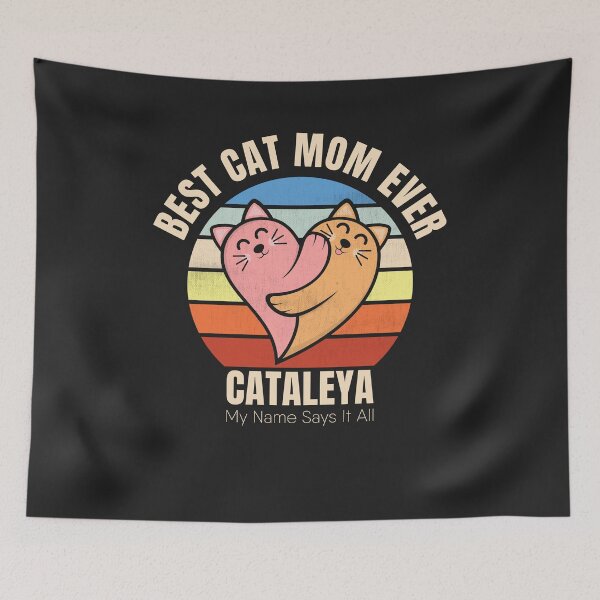 Item preview, Vintage Best Cat Mom Ever Cataleya My Name Says It All designed and sold by deichmonster.