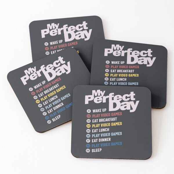 Item preview, Video Games Tee My Perfect Day Funny Cool Gamer Gift designed and sold by cidolopez.