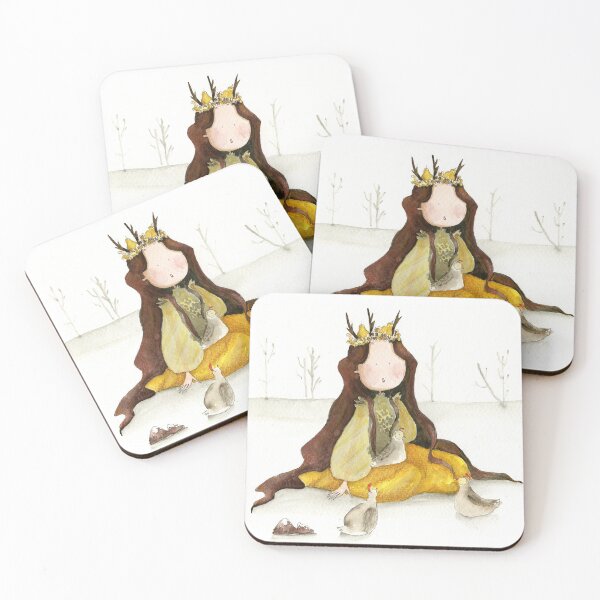Item preview, Yellow princess | Watercolor illustration designed and sold by alisonsadler.