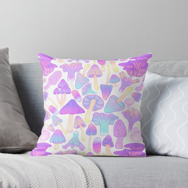 Item preview, Mushroom Hunt on White designed and sold by Paisley Yazel.