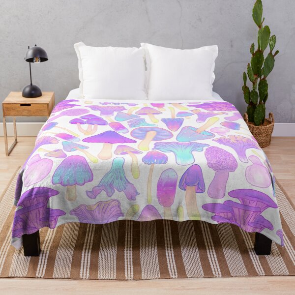 Item preview, Mushroom Hunt on White designed and sold by Paisley Yazel.