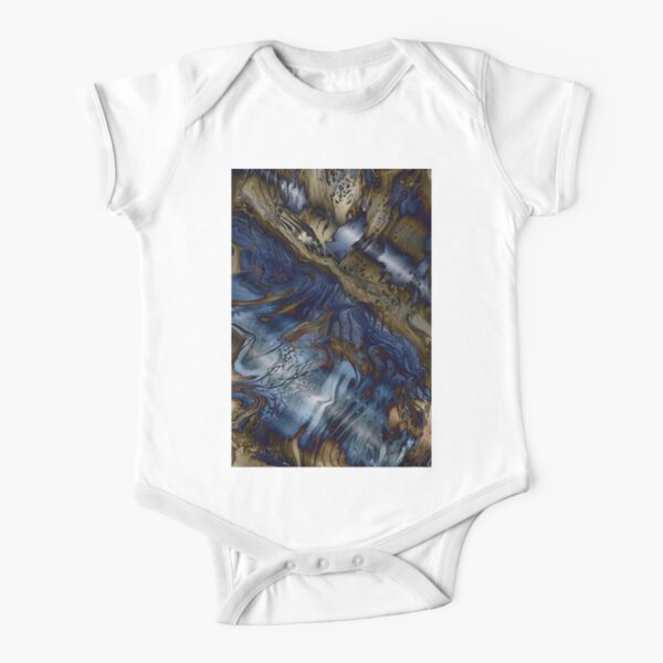 Wood and Water Short Sleeve Baby One-Piece
