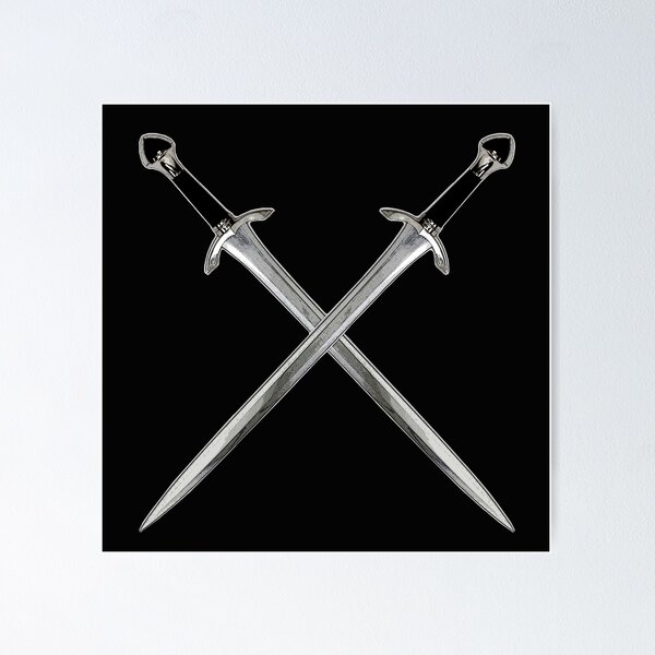 Item preview, Crossed Swords designed and sold by JoanNinjaHen.
