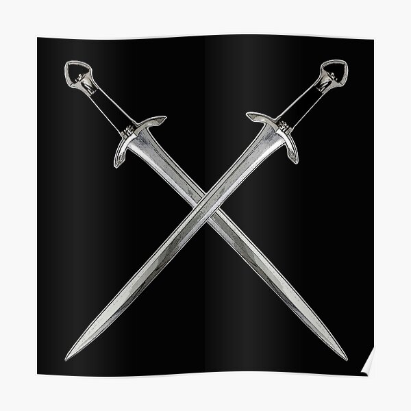 Gekreuzte Schwerter Poster