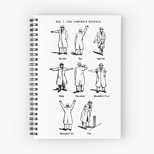 Item preview, Cricket Umpires 'Signals'. OWZAT! designed and sold by timothybeighton.