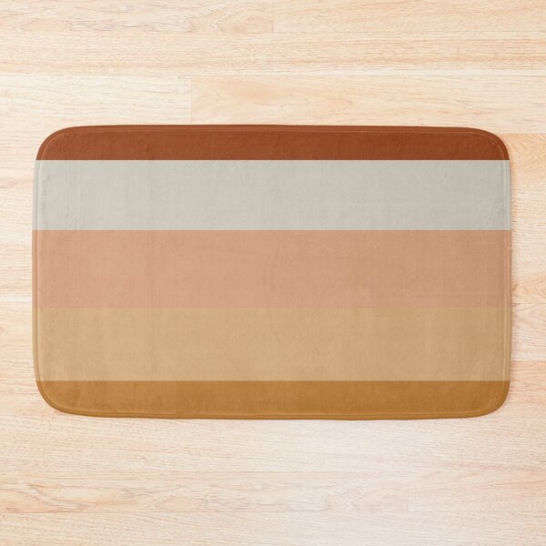 Item preview, Soothing Earth Tone Stripes Minimalist Pattern in Rust, Terracotta, Millennial Pink, and Apricot  designed and sold by kierkegaard.