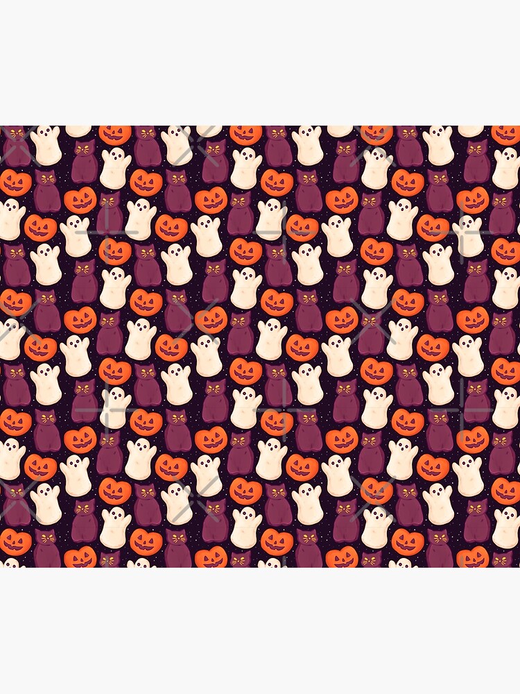 Halloween Marshmallows Dark by paisleydrawrrs
