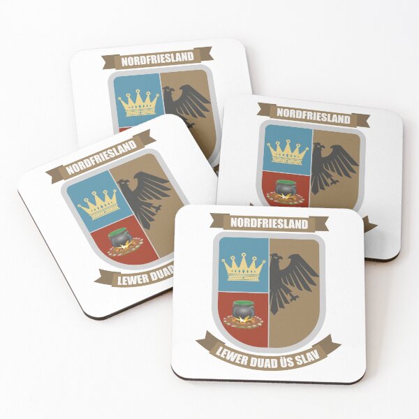 Item preview, Nordfriesland coat of arms - Lewer duad üs slav designed and sold by TShirt-Friese.
