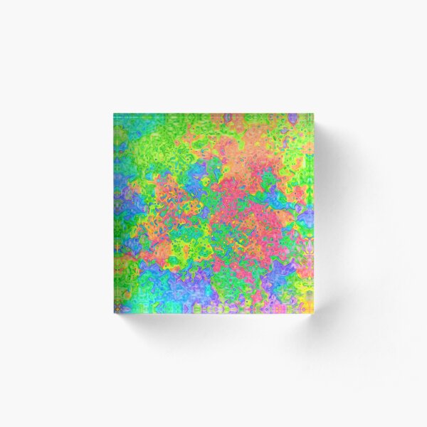 Abstract pattern Acrylic Block