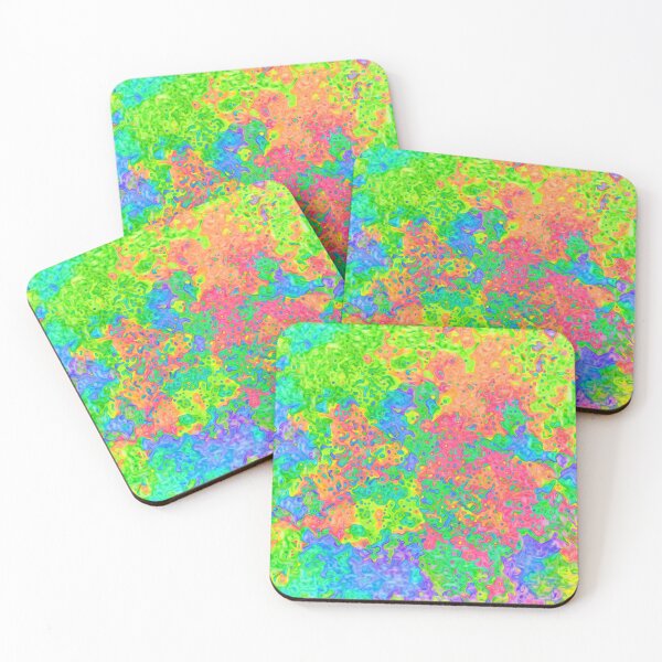 Abstract pattern Coasters (Set of 4)