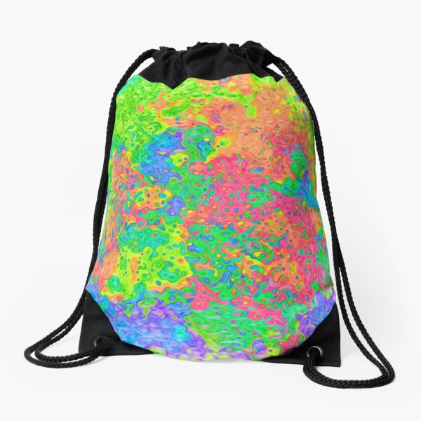 Abstract pattern Drawstring Bag