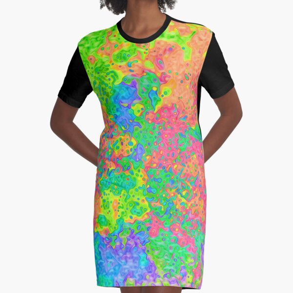 Abstract pattern Graphic T-Shirt Dress