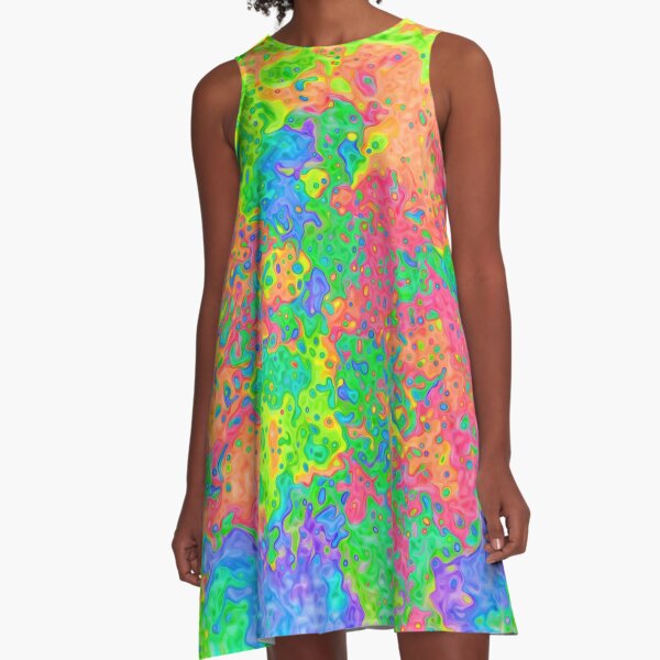 Abstract pattern A-Line Dress