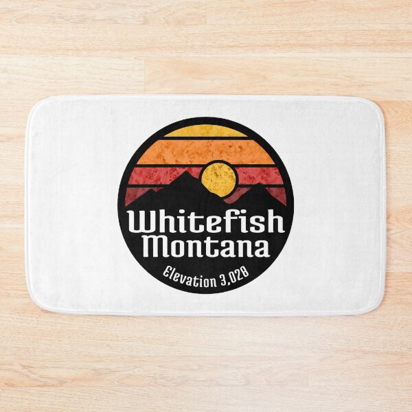 Item preview, Ski Whitefish Montana Skiing Hiking Camping Biking Bike designed and sold by DESTINATIONS DECAL.