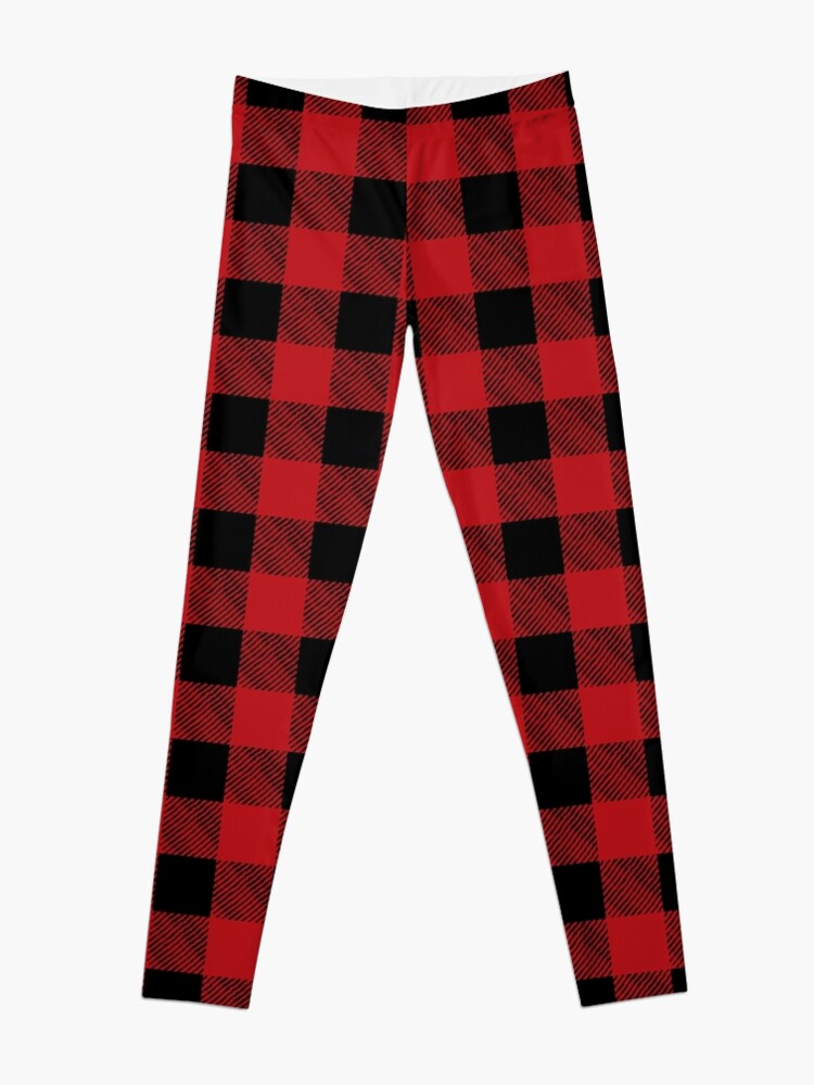 Red and Black Flannel | Leggings