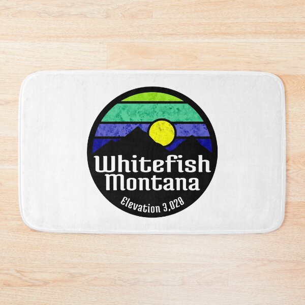 Item preview, Ski Whitefish Montana Skiing Hiking Camping Biking Bike designed and sold by DESTINATIONS DECAL.