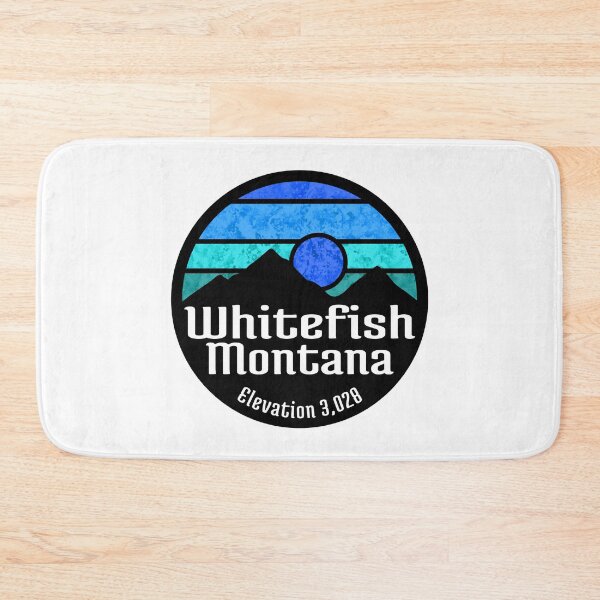 Item preview, Ski Whitefish Montana Skiing Hiking Camping Biking Bike designed and sold by DESTINATIONS DECAL.