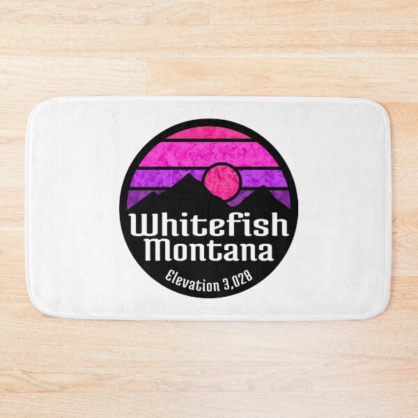Item preview, Ski Whitefish Montana Skiing Hiking Camping Biking Bike designed and sold by DESTINATIONS DECAL.