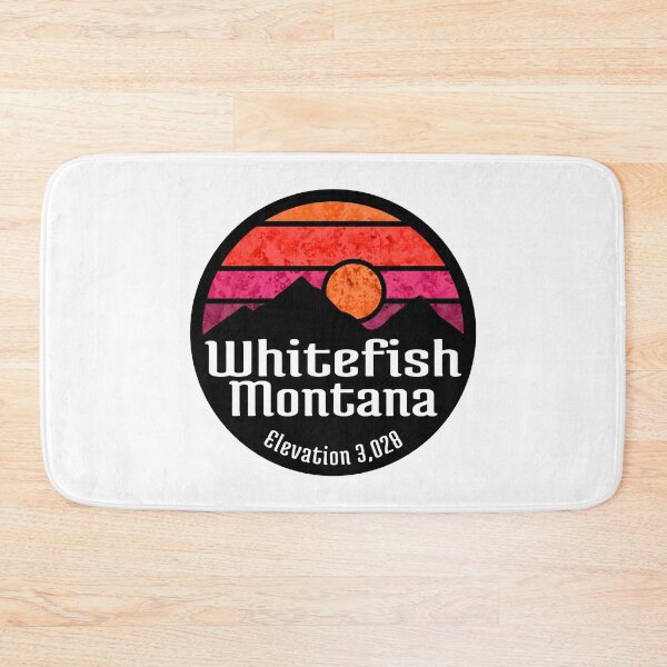 Item preview, Ski Whitefish Montana Skiing Hiking Camping Biking Bike designed and sold by DESTINATIONS DECAL.