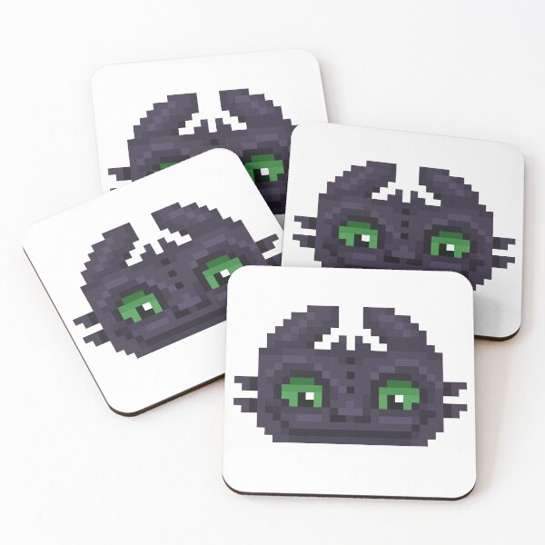 Item preview, Pixel Toothless Head designed and sold by scribblefoxx.