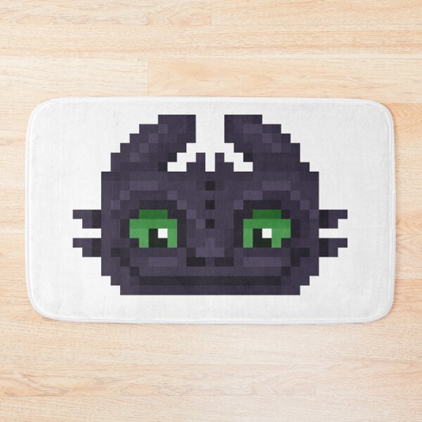 Item preview, Pixel Toothless Head designed and sold by scribblefoxx.