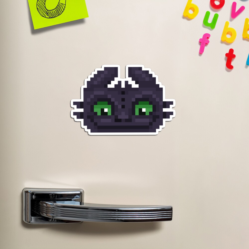 Pixel Toothless Head
