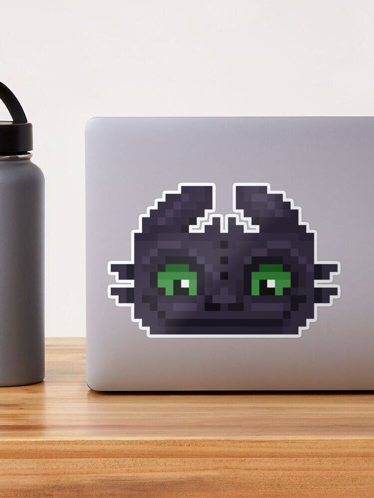 Pixel Toothless Head
