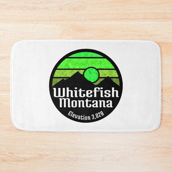 Item preview, Ski Whitefish Montana Skiing Hiking Camping Biking Bike designed and sold by DESTINATIONS DECAL.