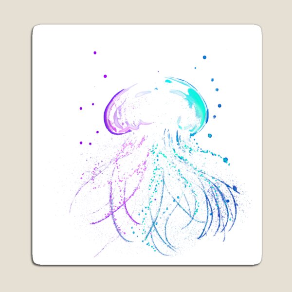 Item preview, Outlines of a jellyfish designed and sold by Raphaela Pohle.