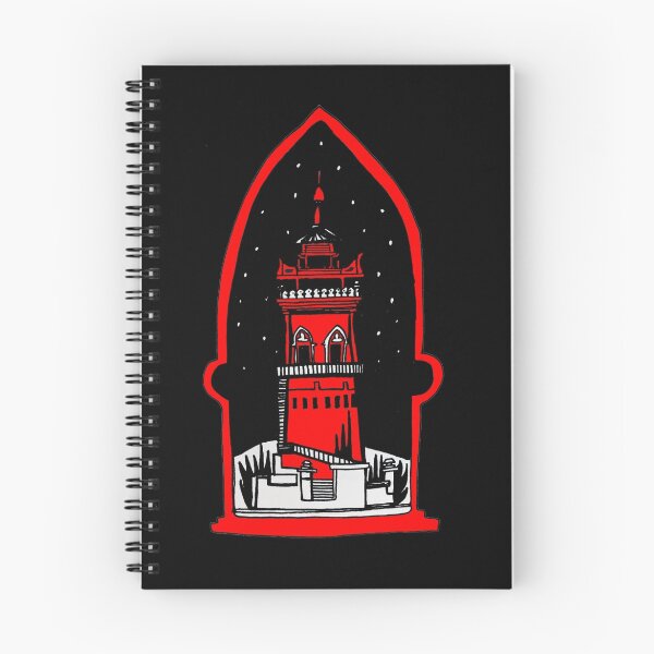 Item preview, Watch tower in red designed and sold by francesrosey.