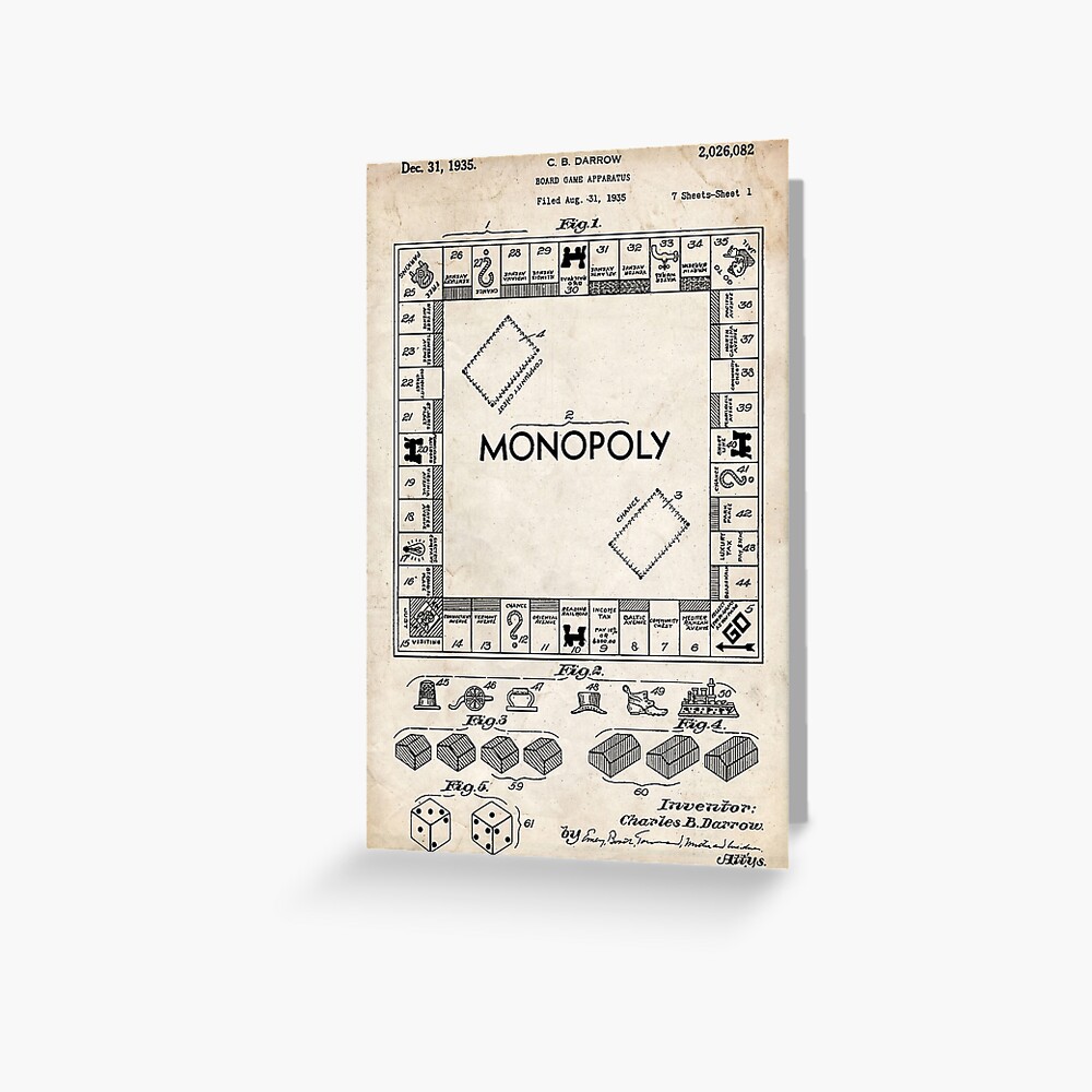 original monopoly board 1935