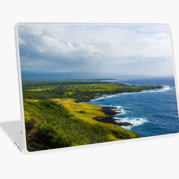 Jagged Hawaii coast Laptop Skin