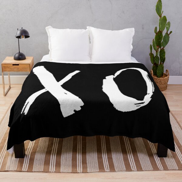 Item preview, X O Quote Brushstrokes, Phrase, Slogan, White on Black designed and sold by PandaAvenue.