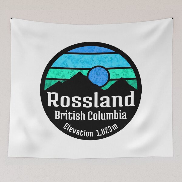 Item preview, Ski Rossland British Columbia Canada Skiing Hiking Camping Biking Bike Kootenay BC designed and sold by DESTINATIONS DECAL.