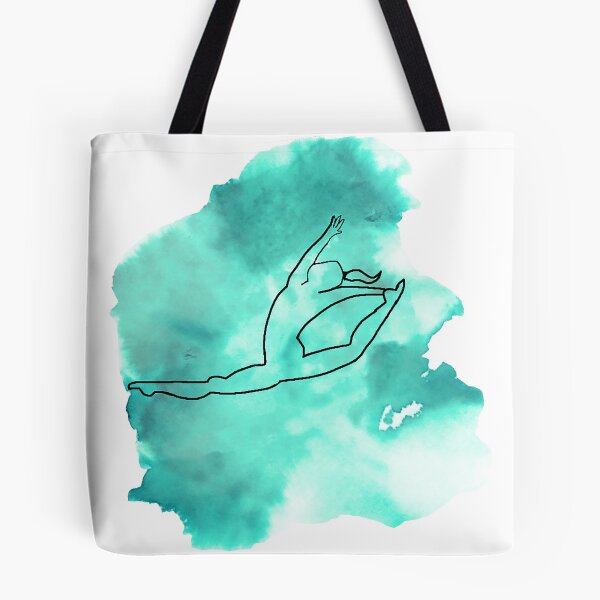 Item preview, Mint Watercolor Gymnast/Dance Leap designed and sold by creationsbykels.
