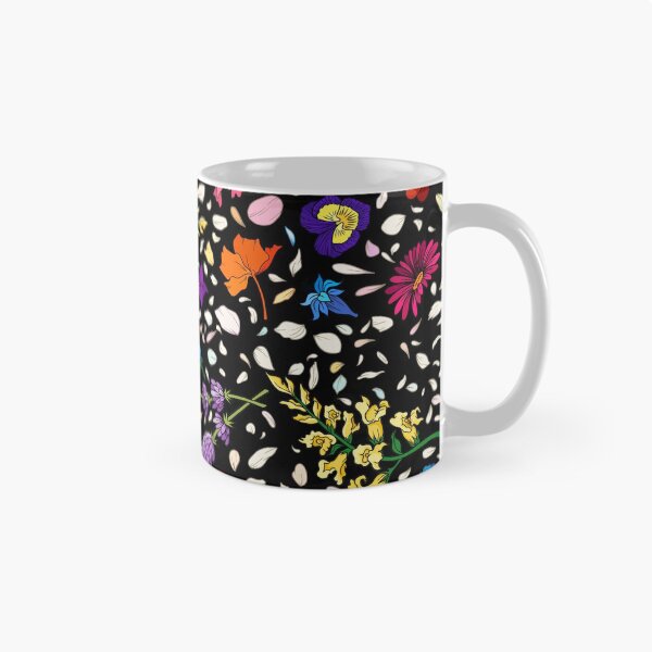 Item preview, Flower Child Pattern (Black) designed and sold by Noelle Blue Moon.