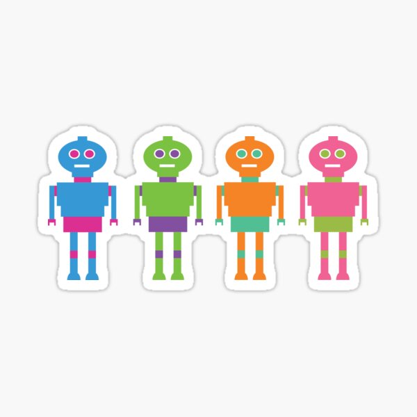 Item preview, COLOR ROBOTS designed and sold by SARGENTOWILLY.