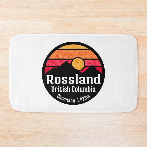 Item preview, Ski Rossland British Columbia Canada Skiing Hiking Camping Biking Bike Kootenay BC designed and sold by DESTINATIONS DECAL.