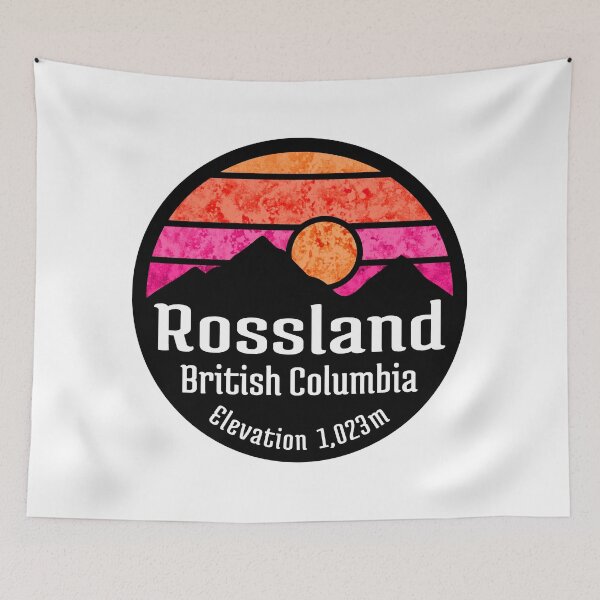 Item preview, Ski Rossland British Columbia Canada Skiing Hiking Camping Biking Bike Kootenay BC designed and sold by DESTINATIONS DECAL.