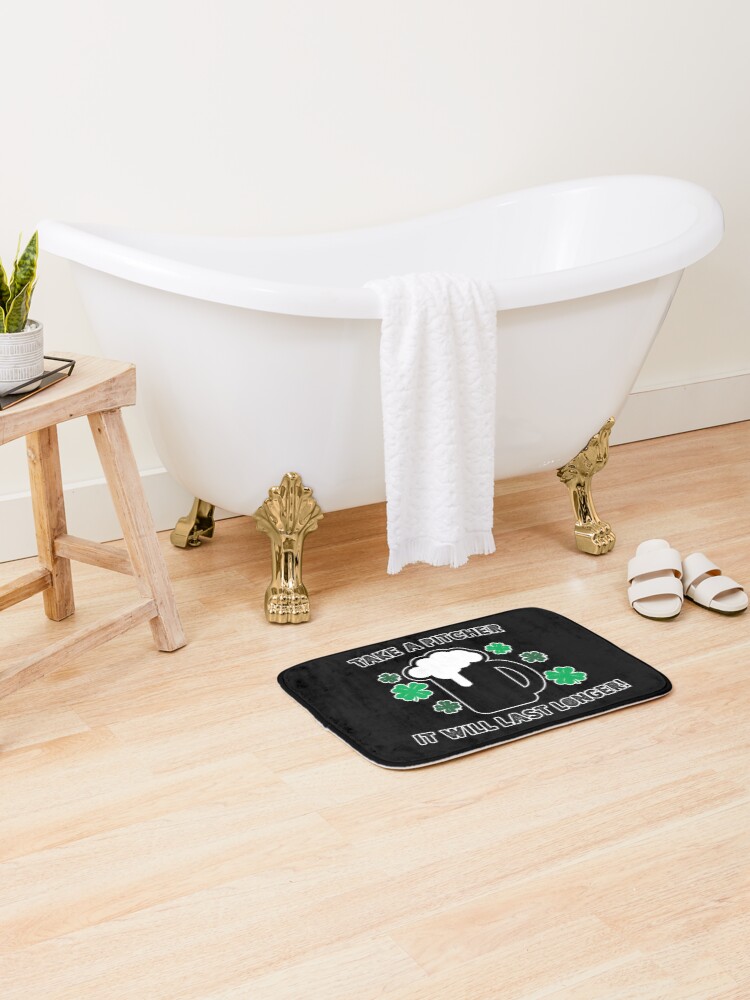 Thumbnail 2 of 6, Bath Mat, Take a Pitcher it will last longer [Roufxis-Rb] designed and sold by RoufXis.