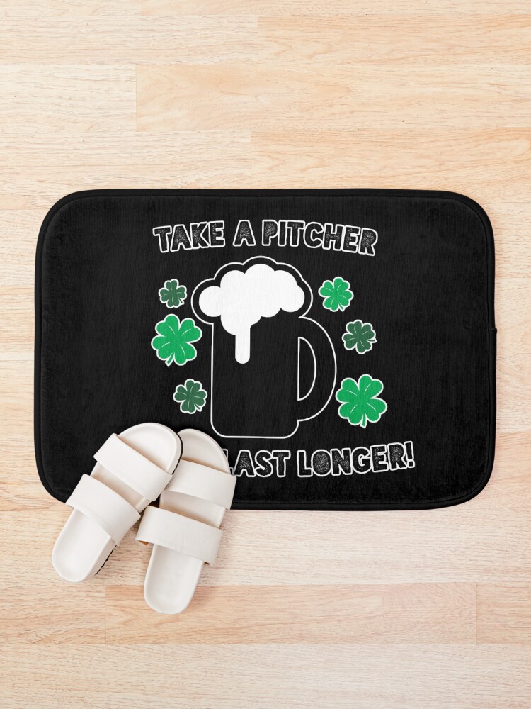 Thumbnail 1 of 6, Bath Mat, Take a Pitcher it will last longer [Roufxis-Rb] designed and sold by RoufXis.