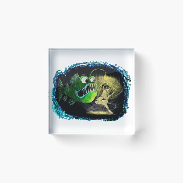 Item preview, Lantern fish with mermaid designed and sold by Raphaela Pohle.