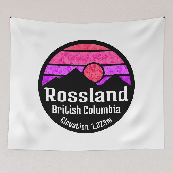 Item preview, Ski Rossland British Columbia Canada Skiing Hiking Camping Biking Bike Kootenay BC designed and sold by DESTINATIONS DECAL.