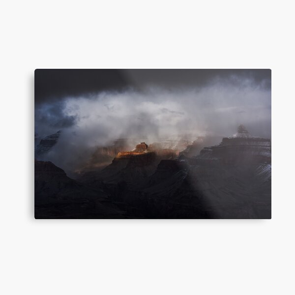 Blizzards over Grand Canyon Metal Print