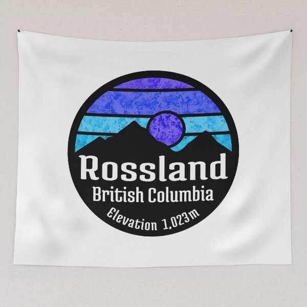 Item preview, Ski Rossland British Columbia Canada Skiing Hiking Camping Biking Bike Kootenay BC designed and sold by DESTINATIONS DECAL.