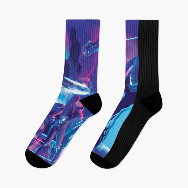 Item preview, Vaporwave city - A Cyberpunk Neon Wonderland designed and sold by Cheeky Companions.
