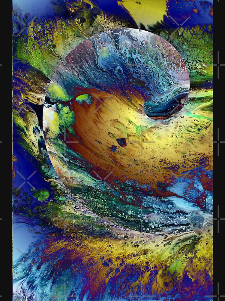 New Year's Eve - fluid acrylic painting, digital art by kerravonsen