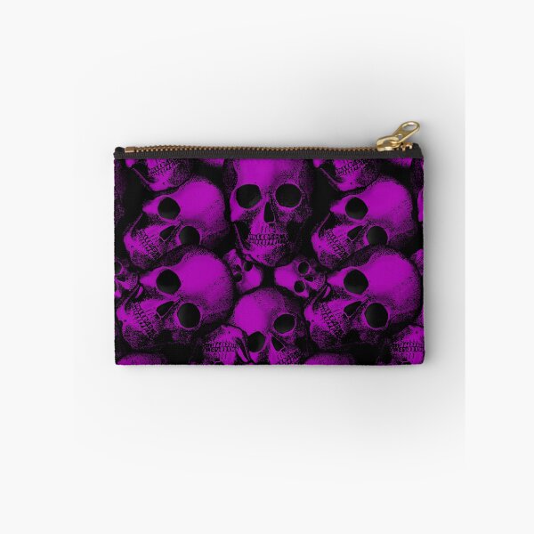 Item preview, Purple skulls designed and sold by BlueMothShop.